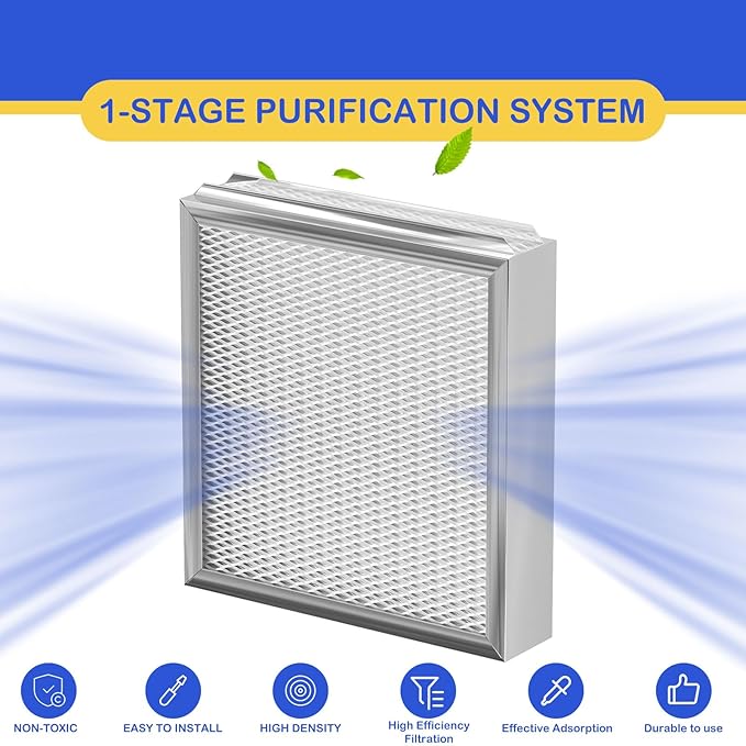 990-13 Humidifier Vapor Water Pad Filter Compatible with GeneralAire 990-13 G13 Humidifier Replacement Evaporator Pad Media Filter for Models 709 990 1040 1042 1137 SL16, GFI #7002, 4 Pack - Image 3
