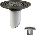 Odor-Proof Shower Drain Plug - Backflow Preventer with Magnetic Closure Valve, Hair Catcher, and Silicone Reducer Ring, Fits 1.9''-3.9'' ID Drains, Sewers, and Pipes by COLDDD