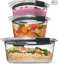 Rubbermaid Brilliance® Round Leak Proof Food Storage Containers, 6 Piece Set by Rubbermaid