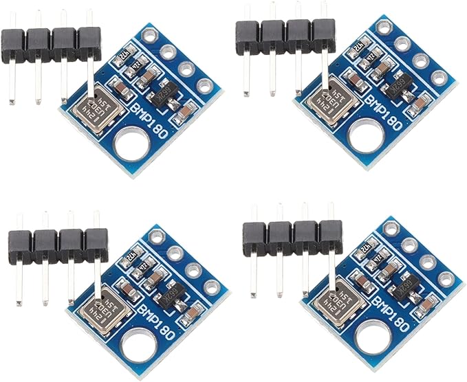 STOBOK 4pcs Multi Use Temperature and Pressure Sensor Module Energy Efficient Indoor Outdoor Device for Weather Forecasting Aerospace and Environmental Monitoring by STOBOK