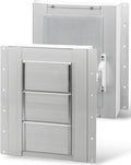 2-Pack Shipping Container Vents with Screens, Stainless Steel Adjustable Shutter Vents for Container Homes, Offices, Ship Cabins – Prevent Condensation, Overheating & Improve Airflow by Unknown