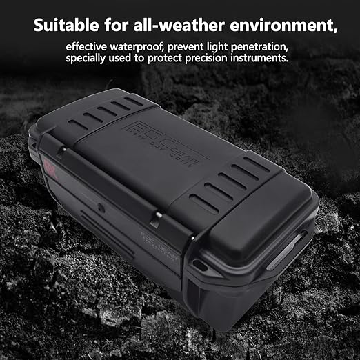SEIWEI Outdoor Sealed Waterproof Safety Case Plastic Tool Dry Storage Box For Electronic Equipment Camping Outdoor Tool - Professional Waterproof Box(C), Black (MMZ-HA5272C-RT) - Image 4