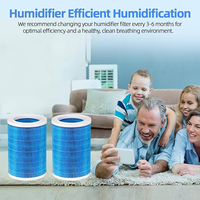 Humidifier Replacement Filter Compatible with Lamon MistZero/MistZero B/MistZero S and Compatible with Mifasol 5L Evaporative Humidifier, Evaporative Washable Humidification Filter,2-Pack - Image 5
