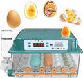 Choies 16 Egg Incubator,Incubators for Hatching Eggs,Automatic Egg Turning,Humidity Control,Automatic Water Adding,Incubator with Egg Candler,Quail Eggs Incubators for Hatching Chicken,Duck,Goose by ChoiesClothing