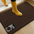 GORILLA GRIP SOAKSTOPPER Dog Door Mat, 36x24 Machine Washable Rug Absorbent Doormat Captures Moisture Mud Dirt, Quick Dry Soft Chenille Entryway Rugs Indoor Entrance Mats for Dog Paws, Brown by GorillaGrip