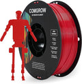 Comgrow ABS 3D Printer Filament, 1.75mm, Heat Resistant, 1kg, Red, +/- 0.02mm Dimensional Accuracy by Comgrow