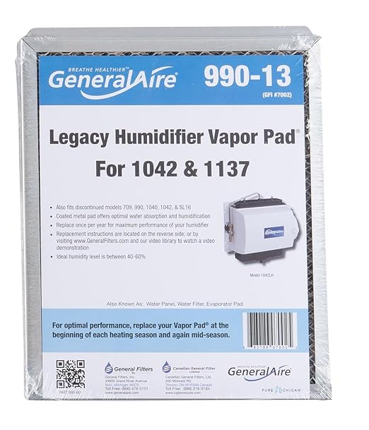 GeneralAire 990-13 Humidifier Water Filter GFI #7002 Compatible with GeneralAire 709, 990, 1040, 1137, 1042LH, and SL16 by CompleteFiltrationServices