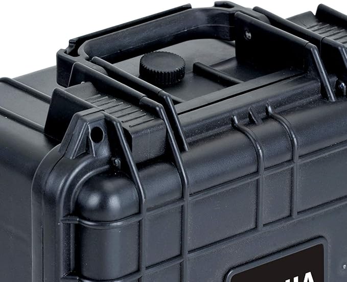 MEIJIA Portable All Weather Waterproof Camera Case With Foam,Fit Use of Drones,Camera,Equipments,Elegant Black,10.62 x9.68x6.87inches - Image 7