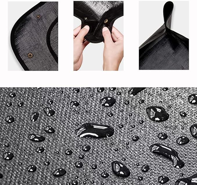 BIUWING 2PCS 39.4" x 39.4" Large Plant Repotting Mat Waterproof Transplanting Mat Indoor Plant Potting Mat Portable Gardening Mat Foldable Garden mat - Image 2