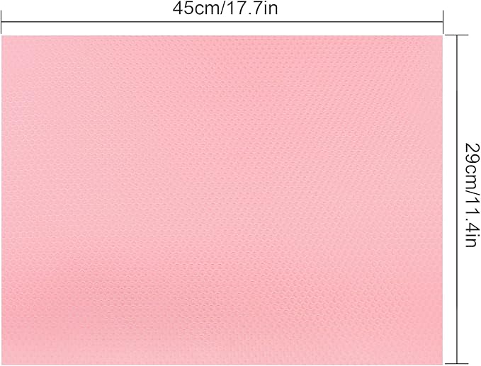 11 PCS Refrigerator Mats, EVA Refrigerator Liners for Shelves Washable Can Be Cut Fridge Shelf Liner Waterproof Fridge Pads Mat Drawer Table Placemats, Pink/3 Green/4 Blue/4 - Image 5