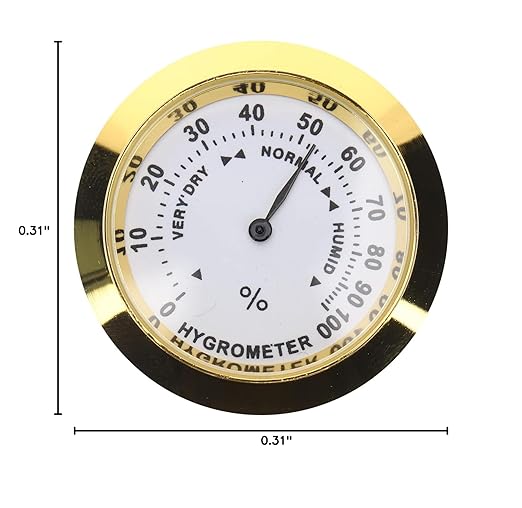 Round Golden Hygrometer for Violin and Guitar Cases - Accurate Humidity Indicator for Instrument Maintenance and Care - Image 10