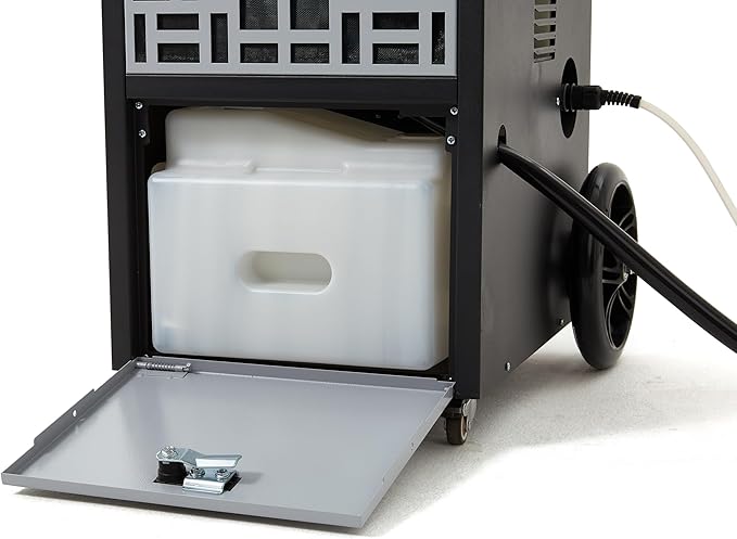 105-Pint Commercial Dehumidifier for Basements & Industrial Spaces – Built-In Pump, Drain Hose, Continuous Operation, 2-Speed Fan, 8000 Sq Ft Coverage, ETL Certified - Image 9