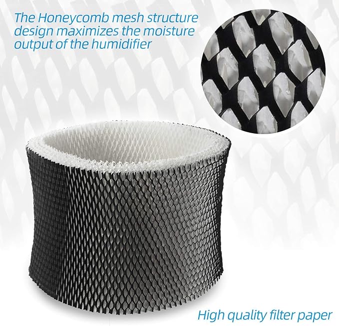 ANTOBLE Humidifier Filters Replacements for Holmes HWF72 HWF75 HWF75CS HWF75PDQ-U; Sunbeam SCM3501 SCM3502 SCM3656 SCM3657 SCM3609P Humidifier - 2 Pack - Image 3
