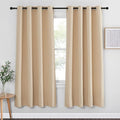 NICETOWN Blackout Drapery Curtain Panel - Window Treatment Thermal Insulated Solid Grommet Blackout Curtain/Panel/Drape for Bedroom (Biscotti Beige, 1 Panel, 52 by 72 inches) by NICETOWN