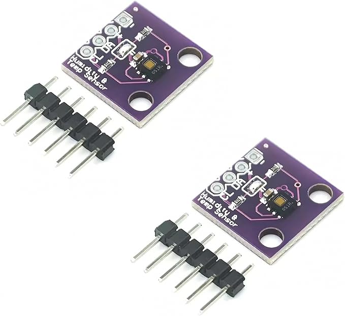 2pcs GY-213V-HDC1080 High-Precision Temperature Humidity Sensor Module Humidity Temperature Module by Unknown