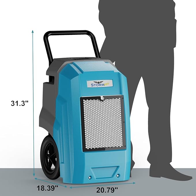 ALORAIR 180 Pints Commercial Dehumidifier with Pump Drain Hose, Smart Wi-Fi Dehumidifier for Large Basement, Industrial or Commercial Space, Smart Wi-Fi, 5 Years Limited Warranty - Image 7
