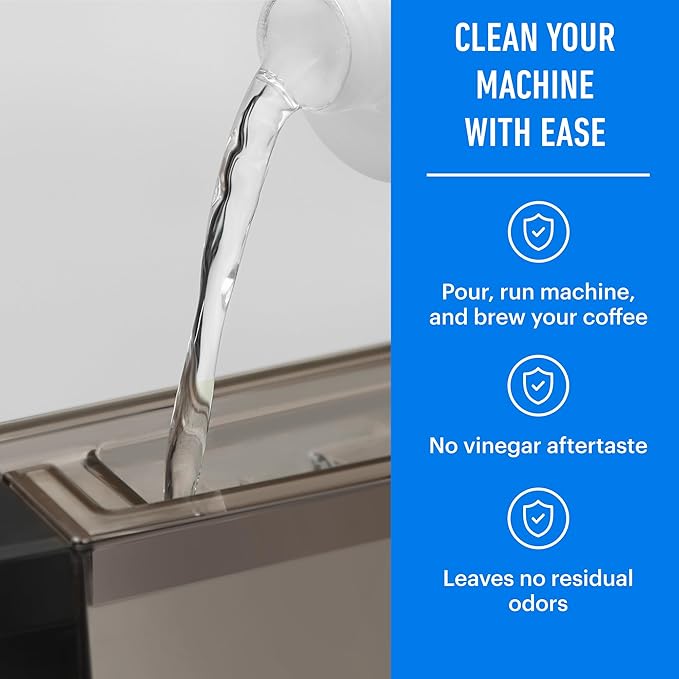 Essential Values Descaling Solution Compatible with Breville - Coffee Pot Cleaner - Descaler Specially Formulated for Breville Coffee Machines - 12 Month Supply, 2-Pack - Image 3