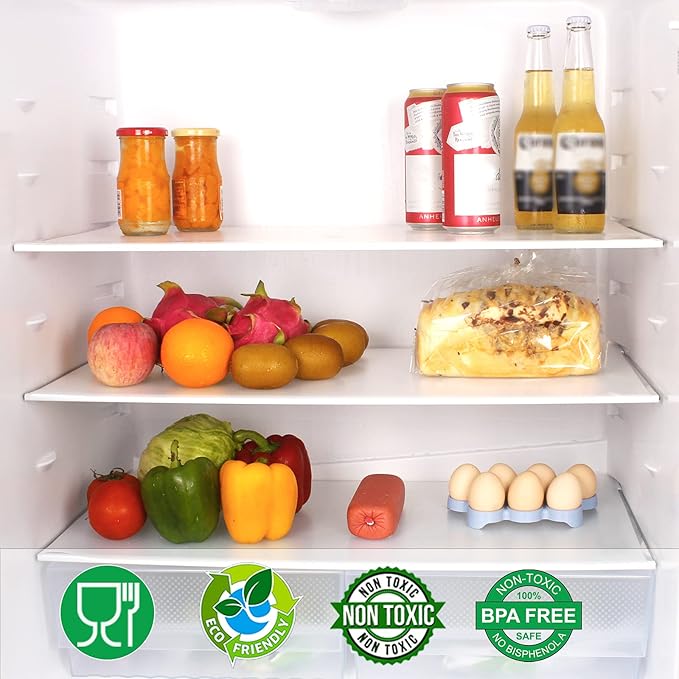 Shelf Liner, Non-Slip Cabinet Liner, Washable Oil-Proof for Kitchen Cabinet, Shelves, Refrigerator, Storage, Desks, 20 Inches x 20 FT, Non Adhesive Drawers Liner… (20 Inches x 20 FT, Thickened) - Image 2