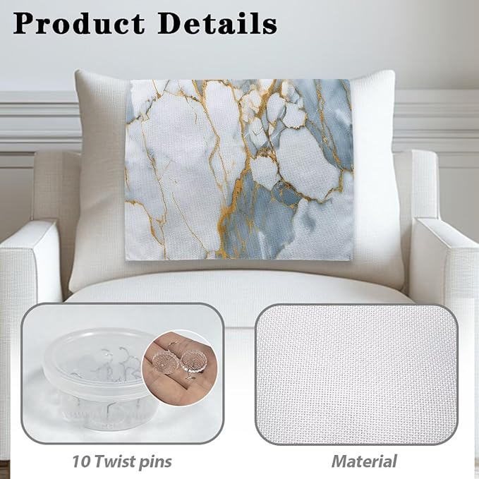Blue Marble Headrest Cover Furniture Covers for Recliners Non-Slip Headrest Slipcover Washable Couch Back Cover Anti-Stain Chair Protectors Covers Sofa Chair Back Covers - Image 4