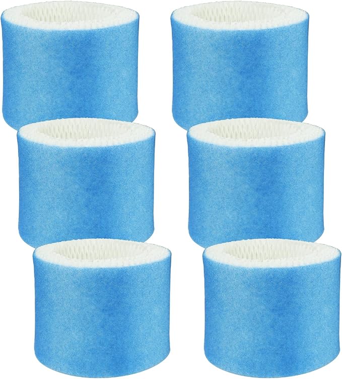 Lemige 6 Pack Upgraded HAC-504 Humidifier Filters for Honeywell Humidifier HAC-504, HAC-504AW, HAC504V1, HCM350, HCM-350W, HCM-300T, HCM-315T, HCM-600, HCM-710, Replacement Filter A by Lemige
