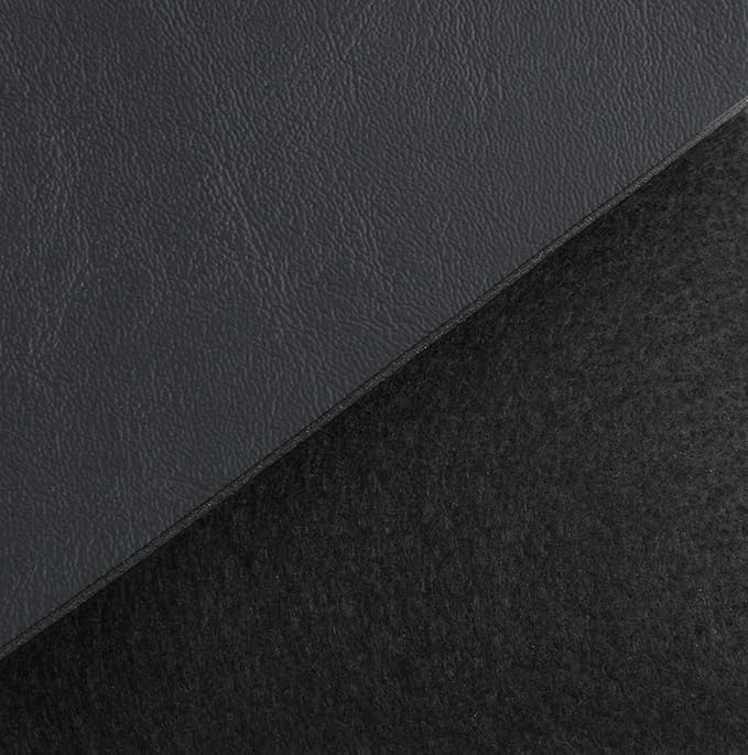 Trimmable, Non-Adhesive, Non-Slip, Dual Use Black Shelf Liner | Black, 14" x 10' Roll | Felt-Side for Beautiful Display or Vinyl-Side for Heavy Duty | Durable, Waterproof & Moisture Wicking - Image 2