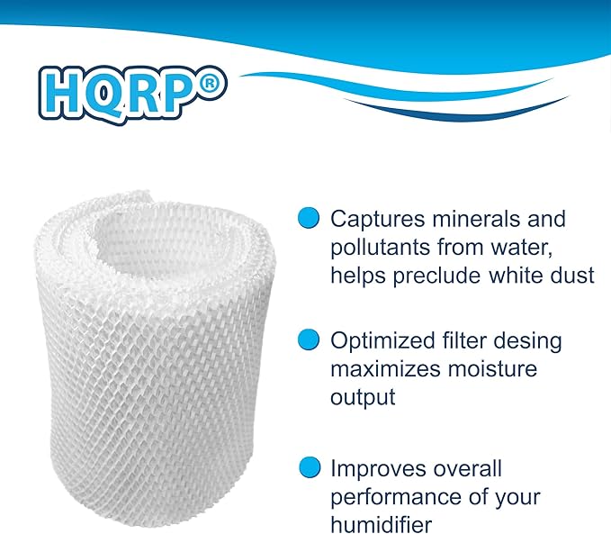 HQRP Humidifier Wick Filter Replacement for Kenmore 14906 EF1 EF-1, Emerson MoistAir MAF1 MAF-1 Console Style Evaporative Air Humidifiers, 42-14906 32-14906 - Image 7