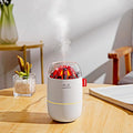 Portable Mini Humidifier, Small Cool Mist, Personal Desktop Humidifier for Baby Bedroom Travel Office Home,2 Mist Modes, Super Quiet (White) by Vromoon