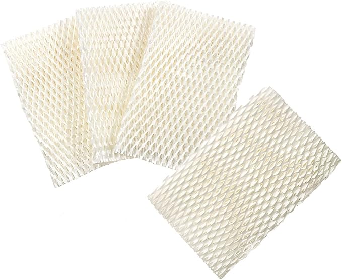 HQRP 4-Pack Wick Filter Compatible with Honeywell HCM750, HCM-750B, HCM750B, HCM-750-TGT, HCM750TGT Humidifiers, Replacement for HAC-700, HAC-700PDQ, HAC700PDQV1 Filter B by HQRP