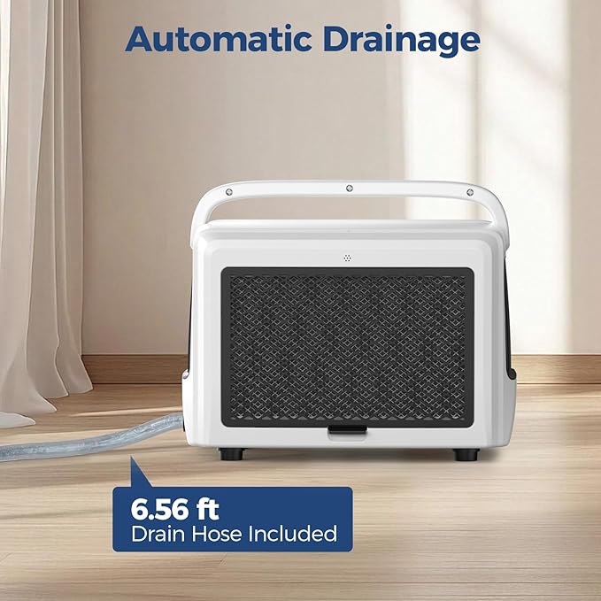 ALORAIR 70 Pints Crawlspaces Dehumidifier with Drain Hose for Commercial, Basements, Industry Water Damage Unit, Energy Star, Compact, Auto Defrost, Memory Starting Crawl Spaces Dehumidifiers - Image 9