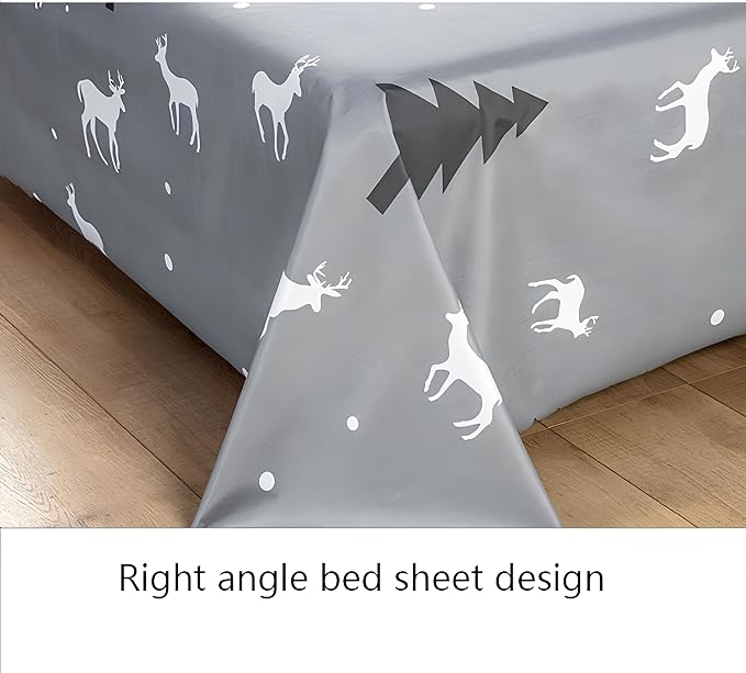 SIELUNO Waterproof Bed Sheet Flat Sheets Lightweight, Mattress Protector Sheet Bed Cover, Furniture Protector Covers for Full Size Bed-B-230x250cm(90x98in) - Image 3