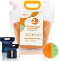 Silica Gel Desiccant Beads – Reusable Desiccant Bulk 3mm Beads for 3D Filament, Electronics, Cameras, Jewelry, and Safes (Orange to Green, 2 LBS+1 Bag) by SorbcoPackagingLLC