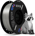 Sovol 3D Printer PETG Filament 1.75mm 1KG (2.2lbs), High Precision, Strong Toughness, Wiring Tightness, Dimensional Accuracy +/- 0.03 mm, 3D Printing PETG Filaments, Gray by Sovol