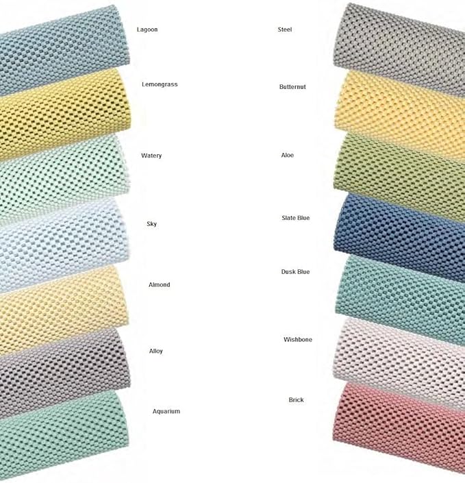 Con-Tact Brand Grip Premium Shelf Liner, Thick and Non-Adhesive Drawer Liner, Multi-Purpose and Easy to Use, 12" x 4', Lagoon, Pack of 1 - Image 3