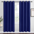 NICETOWN Navy Blue Blackout Curtains 78 inches Length for Living Room, 2 Panels, 55" Wide, Thermal Insulated Decoration Drapes for Bedroom Window by NICETOWN