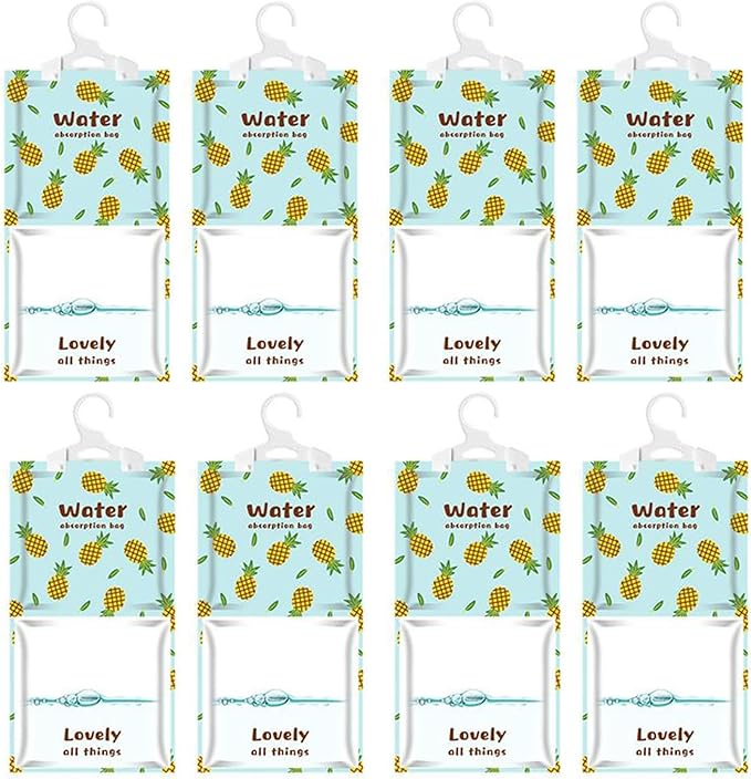 Moisture Absorbers Packets, 8 Pack - Eliminates Musty Odors for Fresher, Cleaner Air, Humidity Packs, Dessicant Packets, Hanging Closet Dehumidifier Bags, Dehumidifier for Bathroom 9.8OZ(Polo） - Image 6