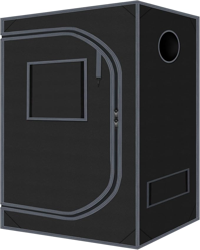 Grow Tent 36"x60"x78" Growing Tents for Indoor Plant 600D Mylar Hydroponic High Reflective Grow Room for Plant Fruit Flower Veg Growing by Zazzy