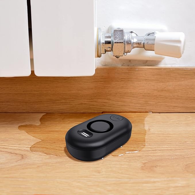 Water Leak Detector Sensor Alarm: Home Water Flooding Monitor Smart Sink Overflow Monitoring Adjustable Wet Moisture Alert Pipe Leakage Drip Detection Warning for Basement Floor (1 Sensor) - Image 5