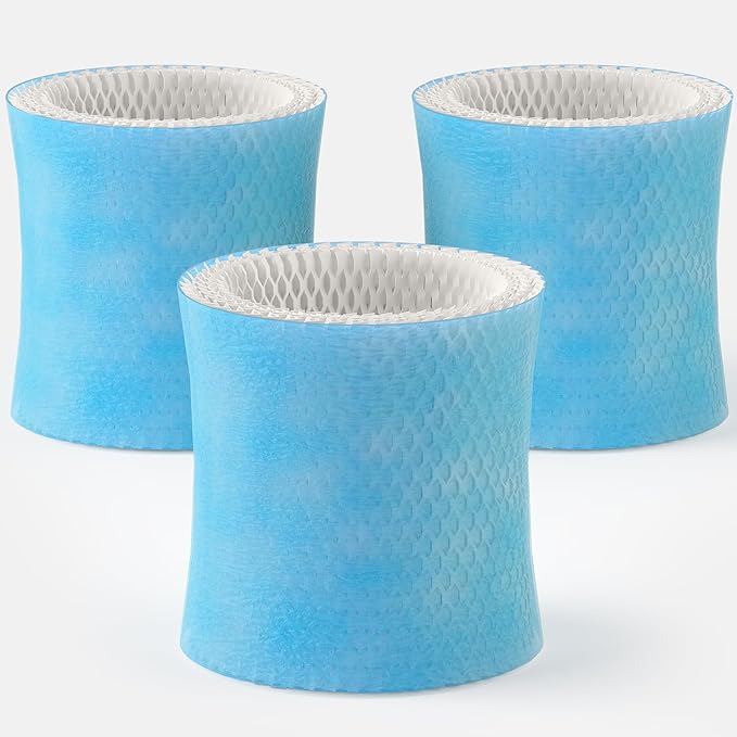 Leemone 3-Pack Bedside Humidifier Filter 2.0 Replacement Compatible with Canopy Bedside & Nursery Humidifiers, Humidifier Wicking Filter Lasts Up to 6 Weeks by Leemone