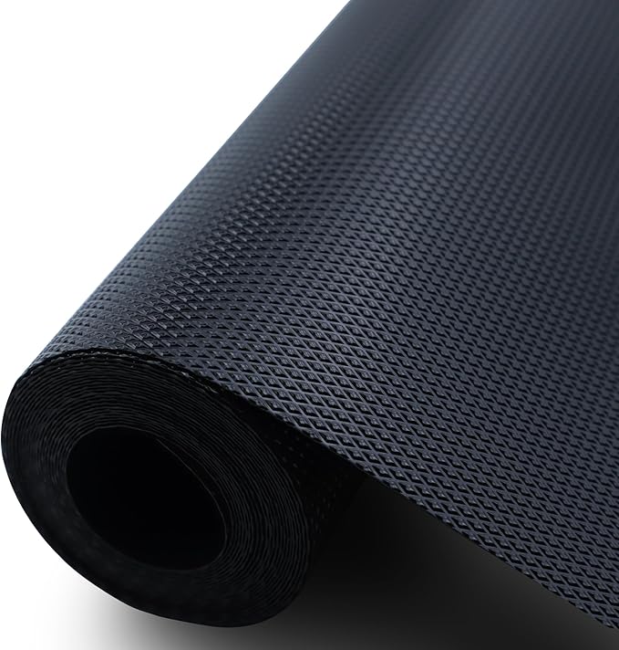 Non-Slip Shelf Liner, for Kitchen Cabinets, Washable Oil-Proof & Waterproof Drawer Mats for Refrigerators, Shelves & Desks, Non-Adhesive EVA Material by Unknown