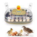 3rd Gen - 24 Egg Automatic Incubator, Stage-Based Adaptive Humidity with Auto-Refill, Stable Temp Control, Flexible Spacing, Adjustable Auto Turning & Lockdown, Custom Incubation Days, Candler, Alarm by Unknown