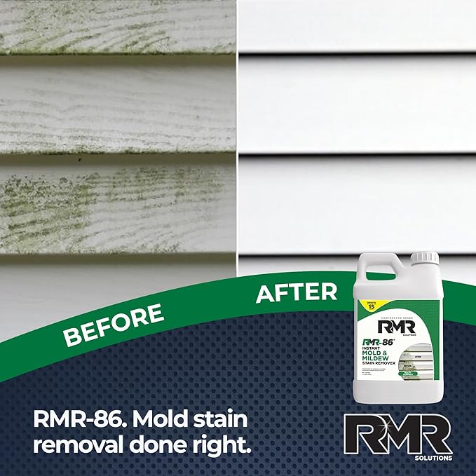 RMR-86 Instant Mold Stain and Mildew Stain Remover Spray - Scrub Free Formula, 2.5 Gallon (320 Fl Oz) - Image 4