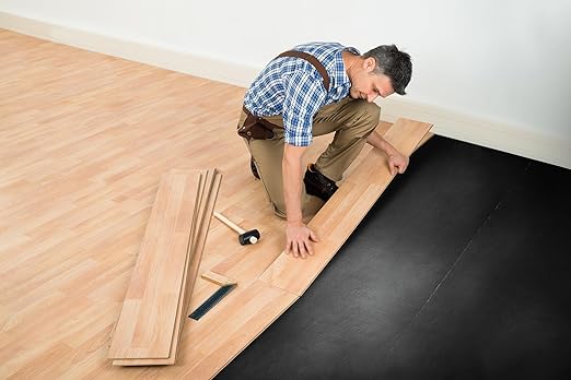 QuietWalk LV 100 Sq Ft Underlayment for Luxury Vinyl, Laminate & Engineered Wood Flooring, Made in USA, Sound Reduction & Moisture Barrier - Image 14