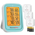 ThermoPro 500FT Indoor Outdoor Thermometer Wireless with 3 Remote Sensors, Temperature and Humidity Gauge Monitor Room Thermometer Inside Outside, Batteries Included by ThermoPro