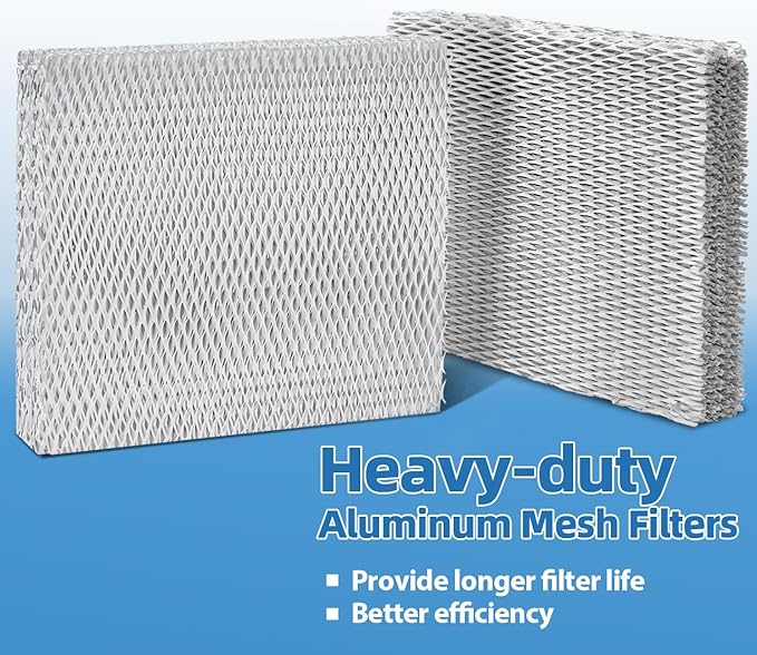 35 Water Panel Humidifier Filter Pad Replacement for Aprilaire 600 600A 600M 700 700A 700M 760 760A 768 350 360 560 560A 568 Whole House Humidifiers; Furnace Humidifier Filter(2 Pack Aluminum Mesh) - Image 3