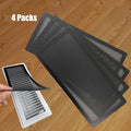Floor Register Vent Cover- 4"x10" Magnetic Air Vent Screen Mesh Cover, Perfect for Wall/Ceiling/Floor Air Vent Filters (4-Packs) by IFRMMY