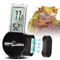 REPTI ZOO Magnetic Reptile Thermometer and Humidity Gauge, Digital LCD Temperature Humidity Monitor, Tank Terrarium Temp and Humidity Meter Accessories for Bearded Dragon, Snake, Hermit Crabs, Gecko by REPTIZOO