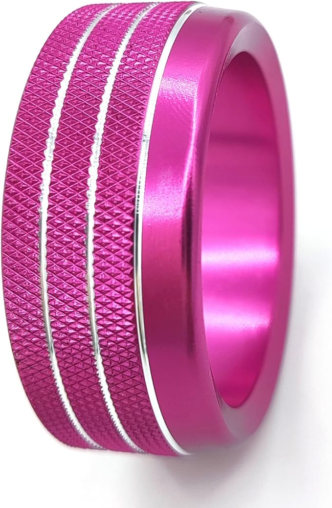 Auprite Climate Control Knob Covers for Challenger Accessories 2015-2023 2024, for Dodge Charger 2015-2023 2024, for Dodge Chrysler 300/300s 2015-2024,3Pcs Kit (Pink) - Image 6