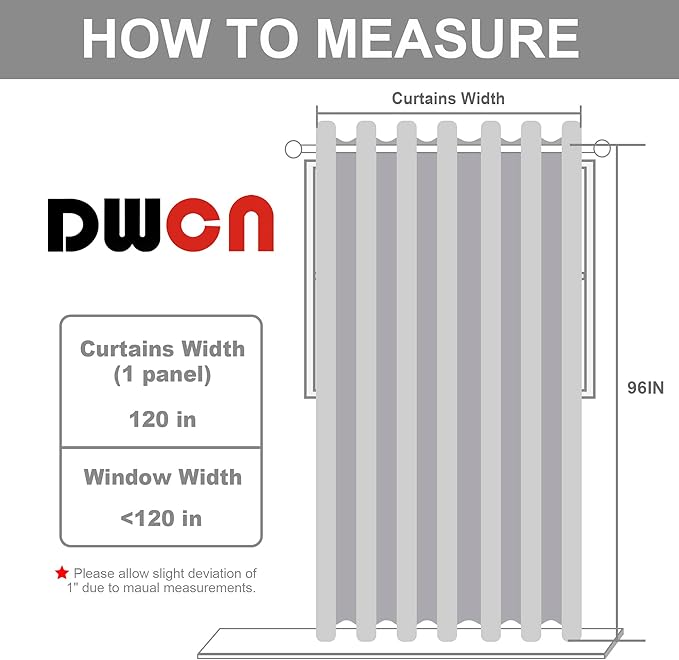 DWCN Room Divider Curtain - Extra Wide Blackout Curtain for Sliding Glass Door, Living Room, Bedroom Partition and Shared Office Space, 1 Grommet Curtain Panel, 10ft Wide x 8ft Tall, Turquoise - Image 9
