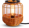 kobodon Electric Wax Melt Warmer Birthday Gifts for Women and Mom Edison Wax Warmer Fragrance Warmer for Home Office Gifts & Decor(Rattan Aroma Lamp) by Kobodon