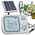Solar Automatic Drip Irrigation System Houseplant Auto Self Watering Device Waterer for 15 Potted Plants Outdoor Indoor Garden Balcony Vacation While Away by Beday
